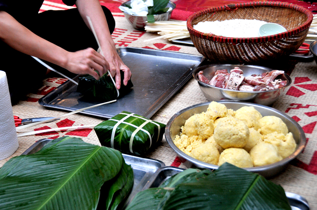 Mơ thấy bánh chưng đánh số gì